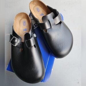 Birkenstock Boston clogs 40 M 7 L9 Amalfi Black